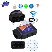 ELM327-herramienta de diagnóstico de coche, accesorio con WIFI V1.5 OBD2, Elm327, WI-FI, Mini ELM 327 V 1,5 OBDII para Android iOS 2024 - compra barato