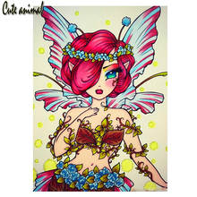 DIY Diamond Painting Cartoon butterfly fairy girl Cross Stitch Needlework Diamond Embroidery Mosaic Full Square Drill 5D Art 2024 - buy cheap