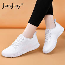 High Quality Women Casual Shoes Fashion Breathable Walking Mesh Flat Shoes Sneakers Women 2019 Tenis Feminino White Vulcanized 2024 - buy cheap