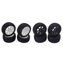 4x RC Buggy Rubber Tyres for  VRX LRP ZD Racing 1/10 On-road Car Parts 2024 - buy cheap