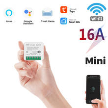 MINI Wifi Smart Switch 16A Control Timer Wireless Switches Smart Home Automation Compatible With Tuya Alexa Google Home 2024 - buy cheap