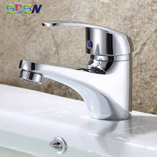 Chrome Basin Faucet SDSN Zinc Alloy Bathroom Basin Sink Faucet Single Handle Basin Mixer Tap Polished Bathroom Faucets 2024 - buy cheap