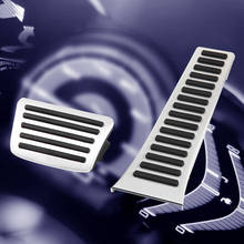 Acelerador do carro pedal de freio a gás almofada sem perfuração para hyundai sonata santafe kia k5 sorento sportage acessórios de alumínio automóvel 2024 - compre barato