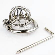Unique Design Male Chastity Device Stainless Steel Chastity Cage With Arc-Shaped Cock Ring Penis Ring Sex Toys Men 2024 - buy cheap