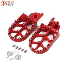 Motorcycle Adjustable Billet Foot Pegs Pedals Rest Footpegs For Honda CR CRF 125 150R 250R 250X 250RX 450R 450RX 450X 450L 1000L 2024 - buy cheap