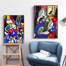 Picasso Women Abstract Canvas Art Print Painting Poster Wall Pictures For Living Room Home Decorative Bedroom Decor Frame 2024 - buy cheap
