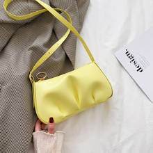 Simple 2020 Summer New Brand Fashion Women Crossbody Bag Brand Lady Shoulder Bag Candy Color Cloud Messenger Bag Handbag 2024 - buy cheap