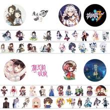 4cm*5m Chinese Anime Game Series Washi Tape Adhesive Tape DIY Decorative Scrapbooking Label Sticker 2024 - buy cheap