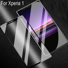 Protector de pantalla curvado para Sony Xperia 1 vidrio templado Protector para Sony Xperia 1 película protectora de vidrio Xperia1 2024 - compra barato