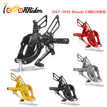 CBR250-RR CNC Racing Rider, Регулируемые задние комплекты, Shift Rearsets, Peg для ног, задний Набор для Honda CBR250RR CBR 250 RR 2017 2018