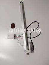 Atuador linear de 25-450mm com pressão 600n para 15 mm/s, 12v opcional e controle remoto 24v 2024 - compre barato