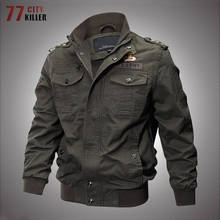 Military Bomber Jackets Men Big Size 6XL Cotton Winter Tactical Jacket Outwear Male Multi-pocket Air Force Flight Army Coats 2024 - buy cheap