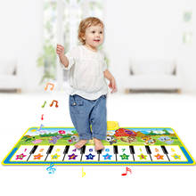 100 x 36cm Kids Toy Animals Theme Musical Mat Record Rug 8 Instruments Tone Piano Carpet Early Educational Toys Birthday Gift 2024 - buy cheap