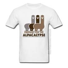 Camisetas divertidas de manga larga para hombre, ropa de algodón de 100%, alusivo a la cola de Lama Alpacos, de gran tamaño en 3D, ideal para regalo 2024 - compra barato