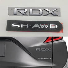 Para acura rdx SH-AWD emblema do logotipo do carro adesivo cromo prata 3d carta auto crachá placa de identificação 2024 - compre barato