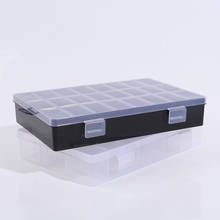Ясная Коробка ювелирных изделий 24 сетки в форме бусин для контейнер для хранения Органайзер для сережек 2024 - купить недорого