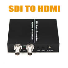 Conversor raspador sdi para hdmi, suporte para 3g/hd/segundo para hdmi e sdi, saída dupla, resolução ajustável 2024 - compre barato