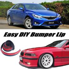 NOVOVISU For TOYOTA Reiz Mark X MarkX Bumper Lip Lips / Top Gear Shop Front Spoiler For Car Tuning / Body Kit + Strip Skirt 2024 - buy cheap