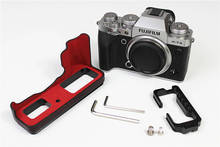 Funda de cuero para cámara Fujifilm FUJI X-T4 XT4, cubierta inferior con apertura de batería, conjunto de medio cuerpo con placa rápida 2024 - compra barato