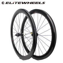 ELITEWHEELS 700C Cyclocross Road Disc Carbon Wheels Road Bike Carbon Fiber Rim Powerway CX32 6 Bolt Hub For Cycling Wheelset 2024 - buy cheap