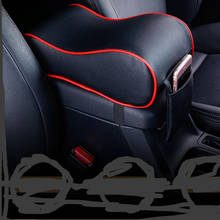 New leather car armrest pad car styling for Mitsubishi ASX/Outlander/Lancer Evolution/Pajero/Eclipse/Grandis 2024 - buy cheap
