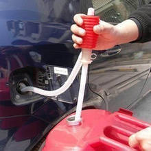 Dropshipping Mini Car Accessories Portable Car Manual Hand Siphon Pump Hose Gas Oil Syphon Transfer Pump Fuel Tank Gas Can Hot 2024 - buy cheap
