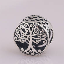 tree of Life 925 Sterling Silver Family Roots Charm Beads Fit European Bracelet family is where love grows 2024 - buy cheap