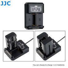 JJC Battery Charger USB Dual Slot for Sony NP-F550 F750 F970 FM50 FM500H Camera Supports QC 3.0 Fast Charging 2024 - buy cheap