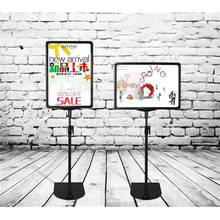 Hot Sale Supermaket Pop Advertising Poster Display Stand Rack A4 Frame Desk Price Tag Sign Label Promotions Card Showing Holder 2024 - buy cheap