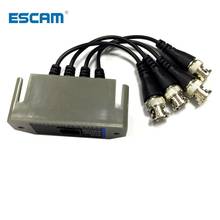 ESCAM  4CH HD Passive Video Balun Transceiver BNC To UTP RJ45 CCTV Via Twisted Pairs for AHD TVI CVI Camera DVR CCTV System 2024 - buy cheap