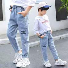 5-13Y Kids Boys Clothes Skinny Jeans Classic Pants Children Denim Clothing Trend Long Bottoms Baby Boy Casual Trousers 2024 - buy cheap