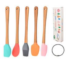 Mini espátula de silicona antiadherente para cocinar, libre de BPA utensilio de cocina, cuchara de cepillo para hornear y mezclar 2024 - compra barato