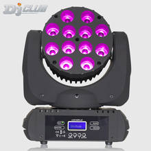 Cabezal móvil LED DMX para escenario, lámpara giratoria de luz RGBW 4 en 1, activada por sonido, para Fiesta de DJ y discotecas 2024 - compra barato