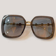 2021 nova marca de moda designer feminino óculos de sol feminino gradiente pontos óculos sol grande oculos feminino sol uv400 2024 - compre barato