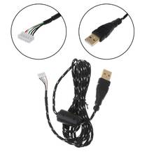 Cable de nailon trenzado para ratón USB, accesorio duradero, chapado en oro, óptico, para Microsoft IO1.1 IE3.0 intellimuse 2024 - compra barato