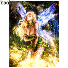 Diy Diamond Painting Full Square round Drill 5D Fantasy Butterfly Fairy Home Decor Wall Art Beads Embroidery Cross Stitch 2024 - buy cheap