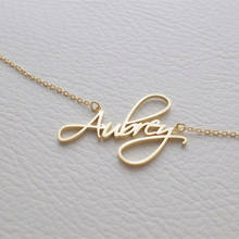 Collar con nombre personalizado, Gargantilla con placa con nombre personalizada, con letras personalizadas, estilo de acero inoxidable 2024 - compra barato