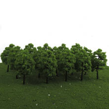 120 Packs Railroad Landscape Tree Model 1/100 OO Scale 3.5" High For Wargame 2024 - buy cheap