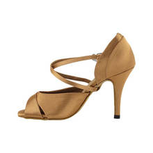 Evkoodance Women Salsa Ballroom shoes Ladies Latin Dance Shoes High Heeled Latin Salsa Ballroom Tango Party Club Dancing Shoes 2024 - buy cheap