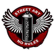 Graffiti Style Spray Paint Bottle Tattoo Car Motorcycle Locomotive PVC Sticker Decal 2024 - buy cheap