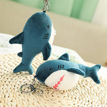 Shark Keychain Bag Pendant Soft Cartoon Key Ring Holder Hanging Decor Keychain Bag Decoration Cute Plush Keychain Kawaii Gift 2024 - buy cheap