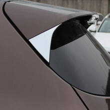 Para kia sportage 4 ql 2016 2017 2018 chrome janela traseira spoiler capa guarnição triângulo decore moldagem acessórios do carro 2024 - compre barato