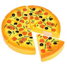 Juego de simulación niños cocina Fiesta de Pizza comida rápida rebanadas cortar comida para juego de imitación juguetes de cocina 2024 - compra barato