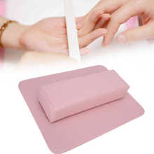 Мягкая подушка для салона красоты для дизайна ногтей, подставка для рук, Кожаная подушка для маникюра, аксессуары для дизайна ногтей 2024 - купить недорого