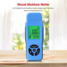 Портативный цифровой измеритель влажности древесины тестер древесины детектор влажности бумага Цифровой тест стены анализатор влажности Диапазон 2% ~ 70% 2024 - купить недорого