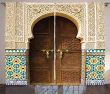 Cortinas de Marruecos para ventana y puerta, decoración del hogar, cocina, dormitorio, sala de estar 2024 - compra barato