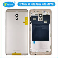 Funda carcasa trasera de batería para Meizu M6 Note, piezas de repuesto de puerta, duradera, para Meilan Note 6 M721L 2024 - compra barato