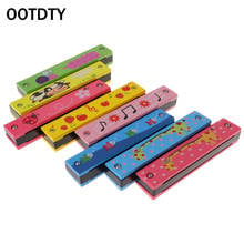 OOTDTY 16 Holes Cute Harmonica Kids Wind Instrument Beginner Musical Educational Toy 2024 - buy cheap