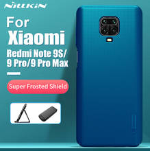 For xiaomi redmi note 9s case 6.69'' NILLKIN Frosted PC Matte hard back cover Gift Holder redmi note 9 pro redmi note 9 pro max 2024 - buy cheap