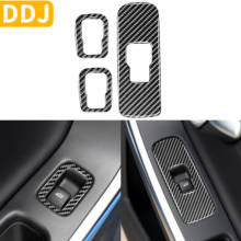 For Volvo S60 V60 XC60 2010-2018 Interior Door Window Lifting Switch Frame Cover Accessories Carbon Fiber Sticker Car Styling 2024 - buy cheap